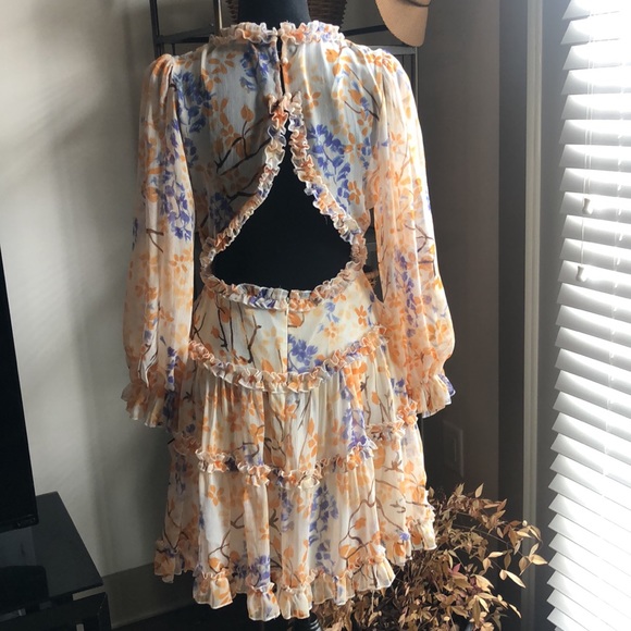 Gorgeous ruffle chiffon dress - Picture 4 of 10